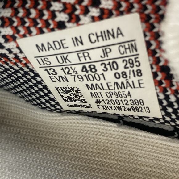 Adidas Yeezy Boost 350 V2 Low Zebra Mens Black And White Size 13 Shoes CP9654 - Picture 10 of 11